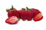 Fresh Strawberries Fruits Stock Photo