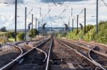 Alnmouth, Northumberland/uk - August 18 : East Coast Main Line N Stock Photo