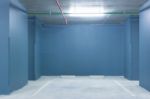 Empty Space In A Parking Stock Photo