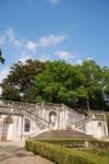 Enchanted Ajuda Garden In Lisbon, Portugal Stock Photo