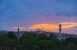 Istanbul, Turkey - May 29 : View Of Buildings Along The Bosphorus In Istanbul Turkey On May 29, 2018 Stock Photo