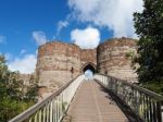 Ancient Ruins At Beeston Castle Stock Photo