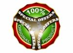 Special Offers Label Stock Photo