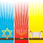 Hanukkah Card Stock Photo