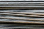 Bars Of Reinforced Steel Stock Photo