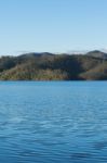 Lake Wivenhoe In Queensland During The Day Stock Photo