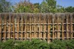 Japanese Fence Stock Photo