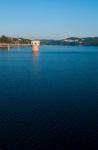 Castelo De Bode Dam Stock Photo