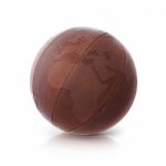 Leather Globe 3d Illustration Europe And Africa Map Stock Photo