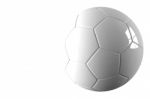 3d Soccer Ball Isolated White Background Stock Photo