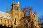 Ely, Cambridgeshire/uk - November 23 : Exterior View Of Ely Cath Stock Photo