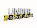 Under Construction Stock Photo