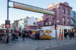 Inverness Street Market At Camden Lock Stock Photo