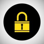 Lock Icon Stock Photo