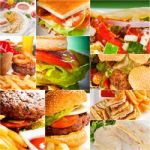 Burgers And Sandwiches Collection On A Collage Stock Photo