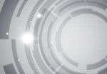 Abstract Technology Circles  Background Stock Photo