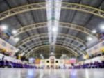 Abstract Blurred Car And Train Station In Bangkok,thailand Stock Photo