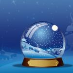 Christmas Sphere Stock Photo