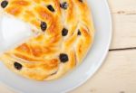 Blueberry Bread Cake Dessert Stock Photo