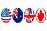 Country Flags On Egg Stock Photo