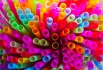 Colorful Of Straw Stock Photo