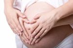 Wonderful Pregnant Woman Stock Photo