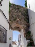 Casares, Andalucia/spain - May 5 : Entrance Arch To Casares Spai Stock Photo