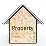 Property House Means Real Estate And Apartments Stock Photo