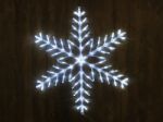 Snow Flake Light Stock Photo