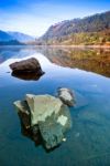 Upper Lake In Glendalough Stock Photo