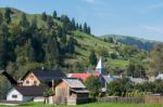 Moldovita, Moldovia/romania - September 18 : View Of Buildings I Stock Photo