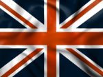 Union Jack Means English Flag And Britain Stock Photo