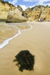 Wonderfull Portuguese Beach Stock Photo