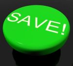 Save Button Stock Photo