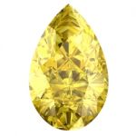 Yellow Sapphire Stock Photo