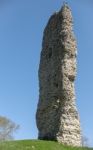 Bramber, West Sussex/uk - April 20 : Remain Of Bramber Castle In Stock Photo