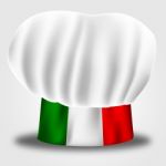 Italy Chef Shows Cooking In Kitchen And Catering Stock Photo