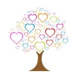 Love Tree Stock Photo