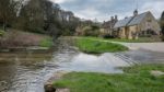 Scenic View Of Upper Slaughter Village Stock Photo