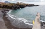 View Of The Beach At Callao Salveje Tenerife Stock Photo