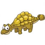 Cartoon Of Ankylosaurus Dinosaur Stock Photo