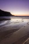 Beautiful Beach In Portugal Stock Photo