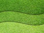 Three Layer Of Green Grass Stock Photo