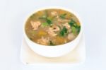 Hot Spicy And Sour Thai Cuisine Soup Stock Photo