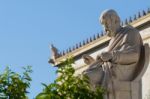 Classic Plato Statue Stock Photo