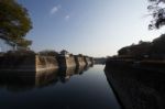 Osaka Wall Castle Stock Photo