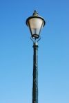 Vintage Lamp Post (blue Sky Background) Stock Photo