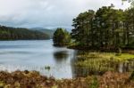 Scenic View Of Loch Eilein Stock Photo