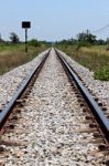 The Railway Used To Transport Stock Photo