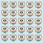 Owl Background2 Stock Photo